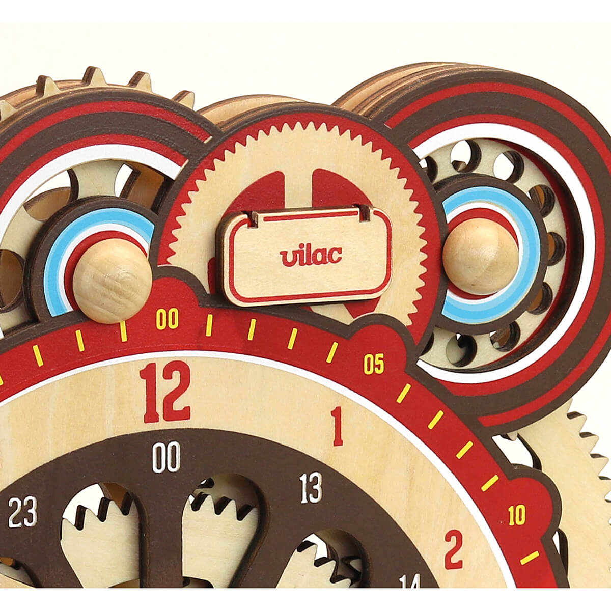 Machinalirleur Wooden Learning Clock by Vilac