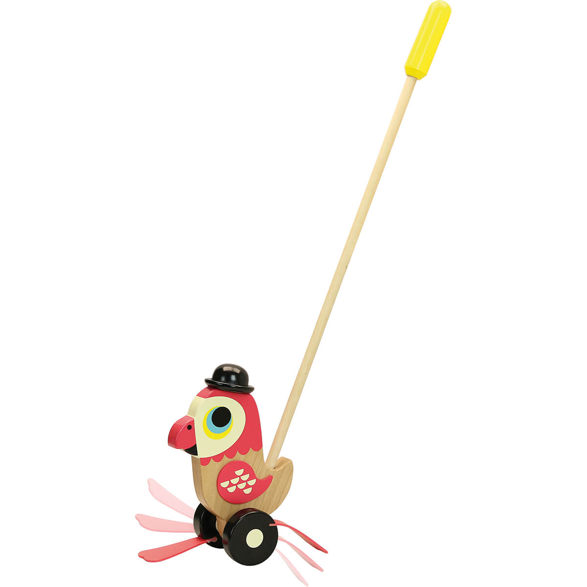 Ingela P. Arrhenius Parrot Push Toy by Vilac