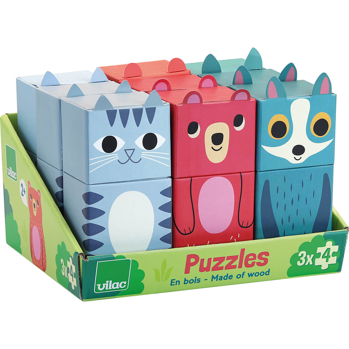 Ingela P. Arrhenius Mini Wooden Jigsaw Puzzles by Vilac