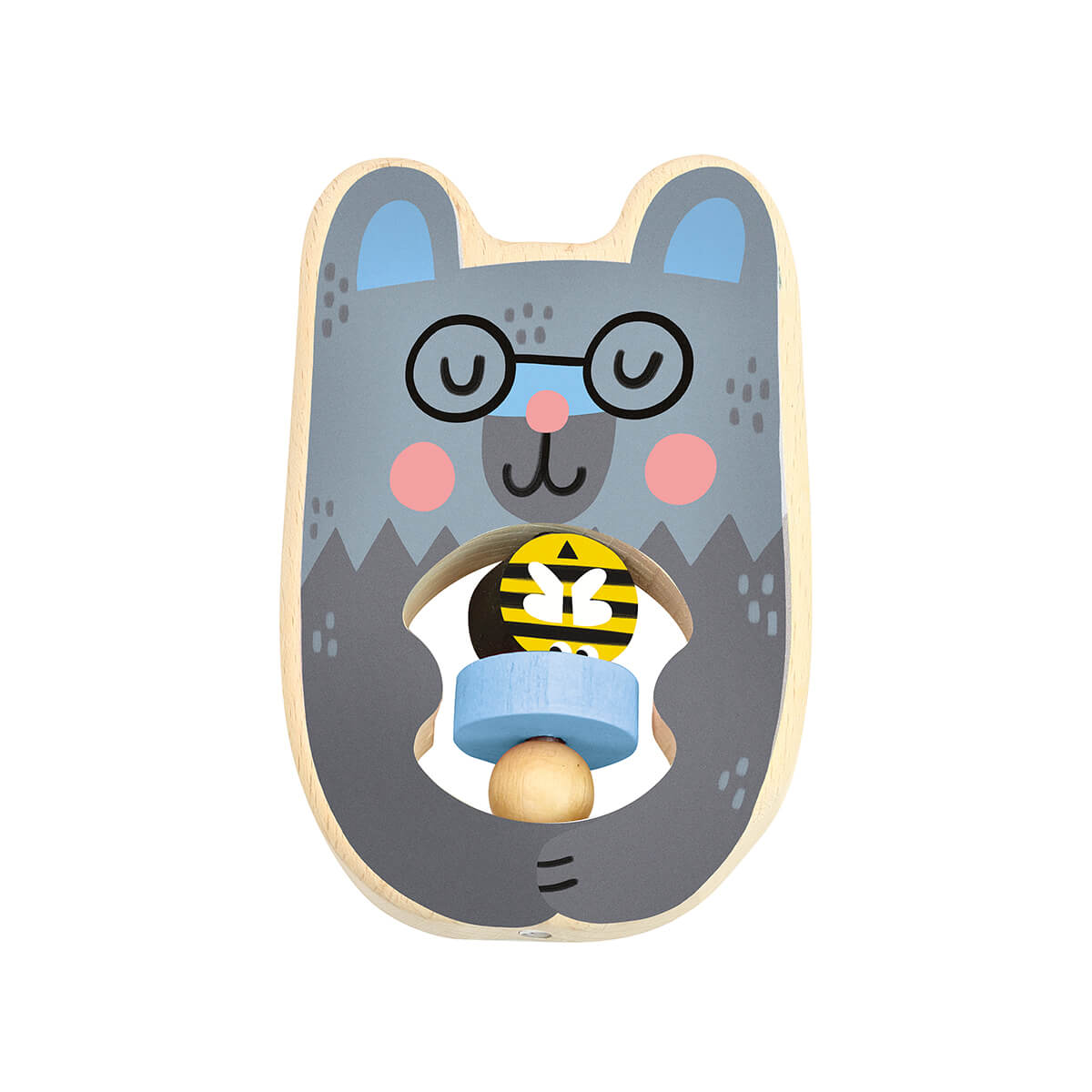 Michelle Carlslund Bear Rattle by Vilac