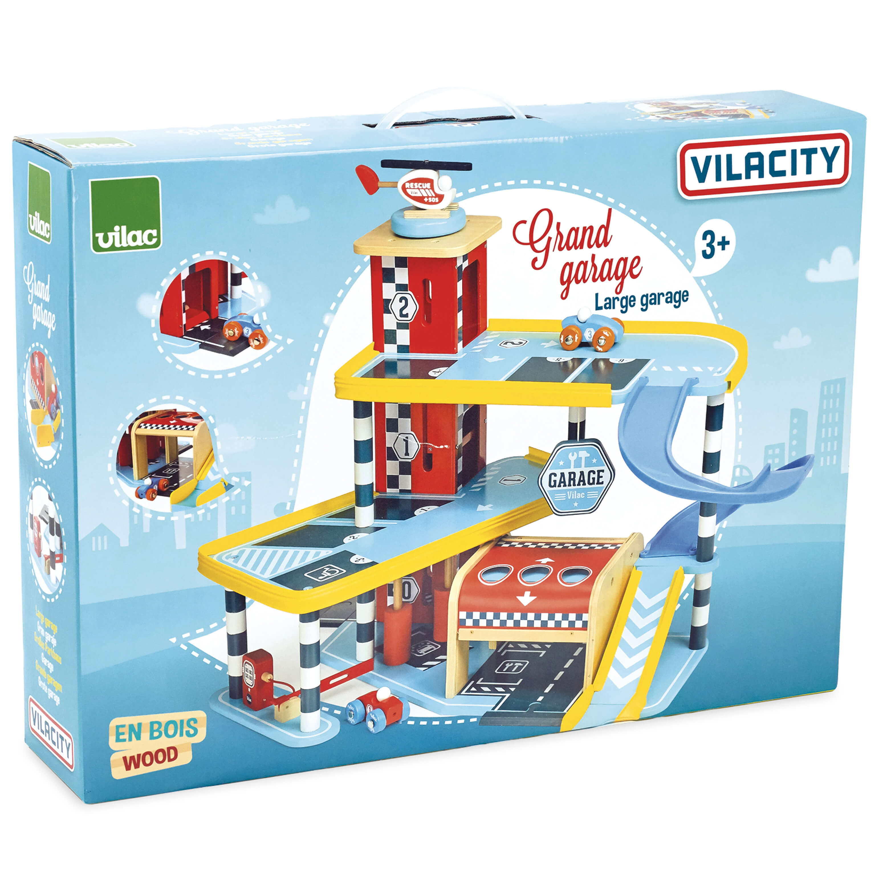 Vilacity Wooden Parking Garage by Vilac