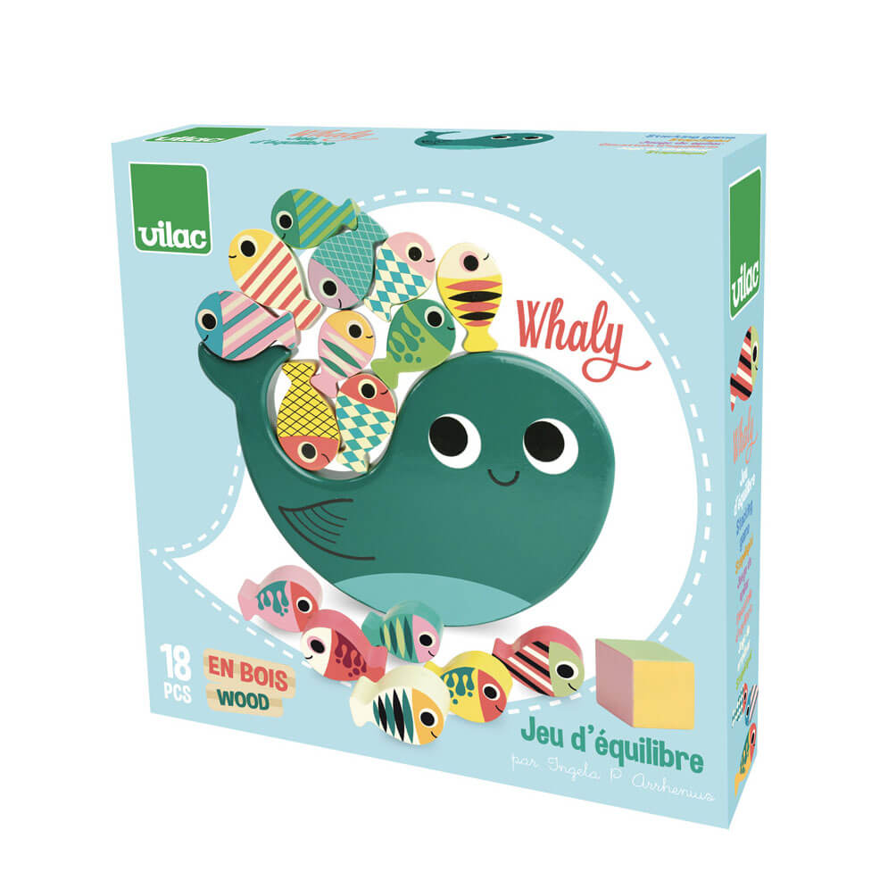 Ingela P. Arrhenius Whale Balancing Game by Vilac