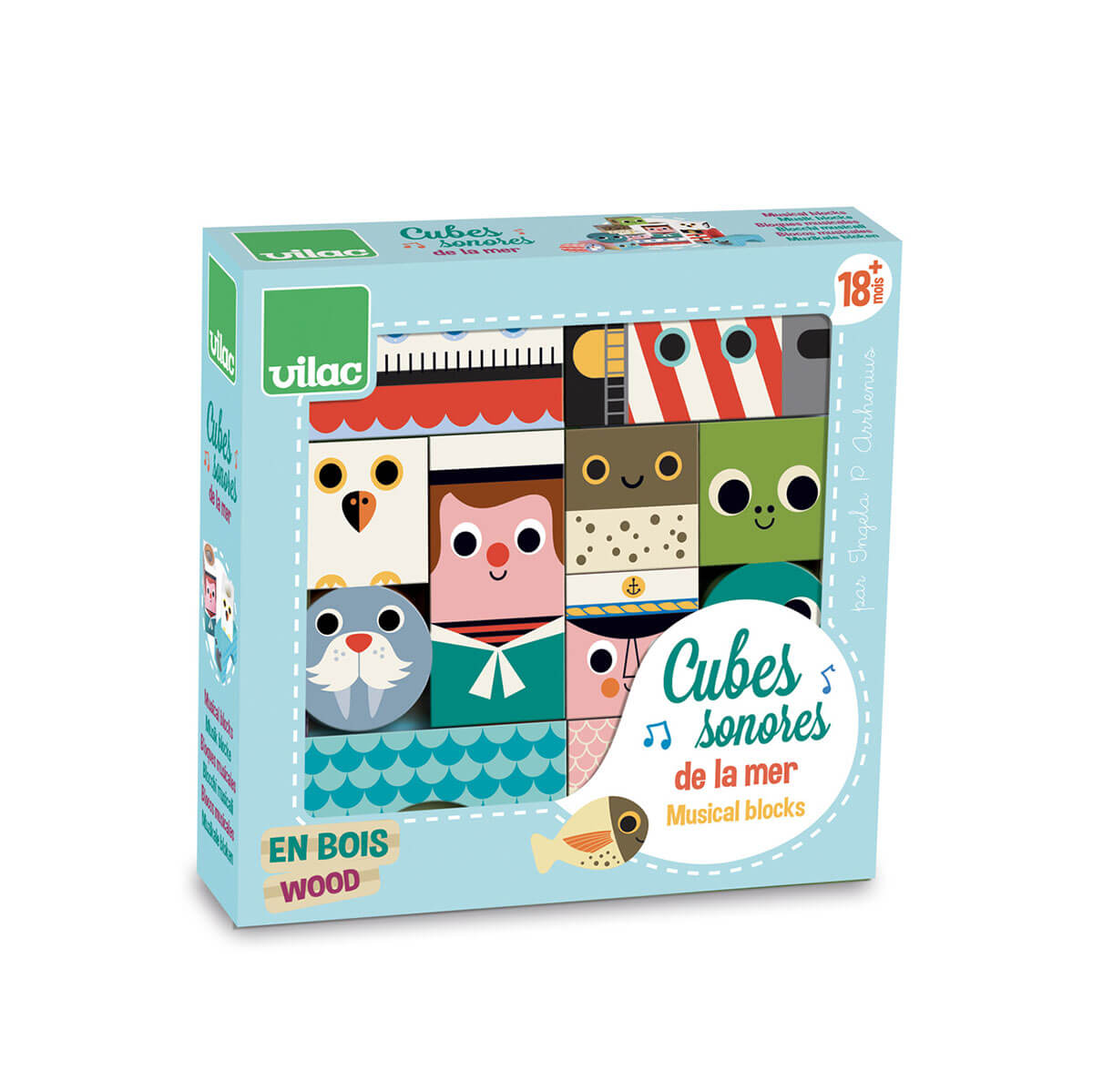 Ingela P. Arrhenius Sea Musical Blocks by Vilac