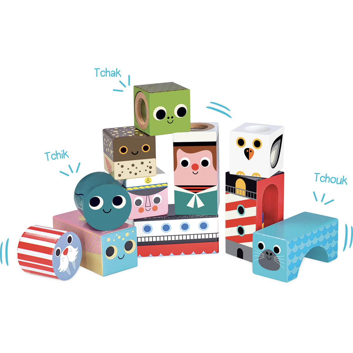 Ingela P. Arrhenius Sea Musical Blocks by Vilac