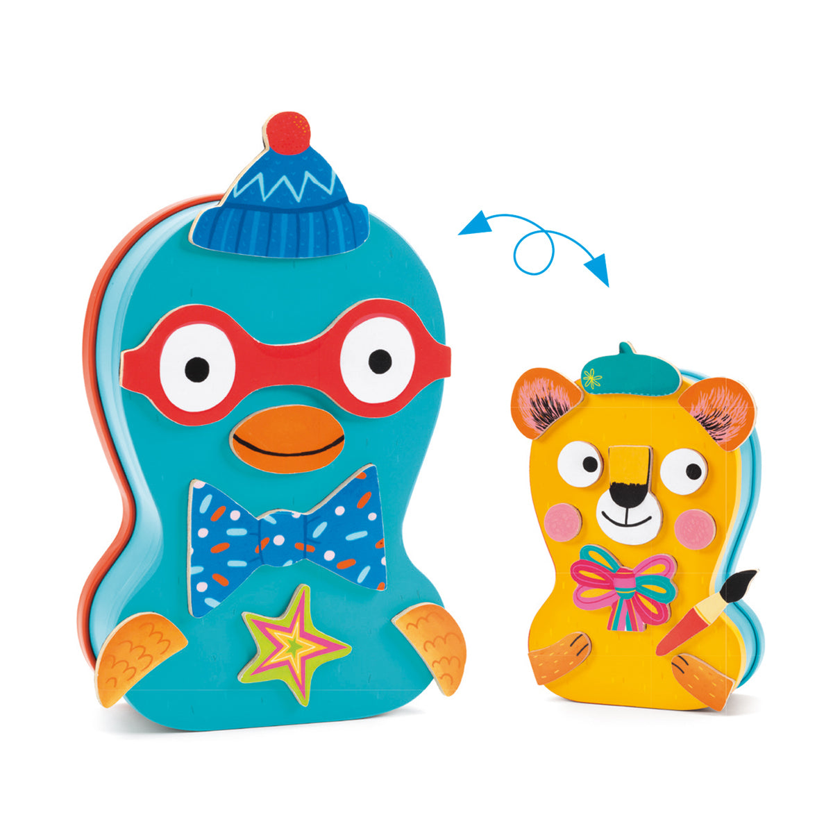 Portranimo Inzebox Wooden Magnets Create Kit by Djeco