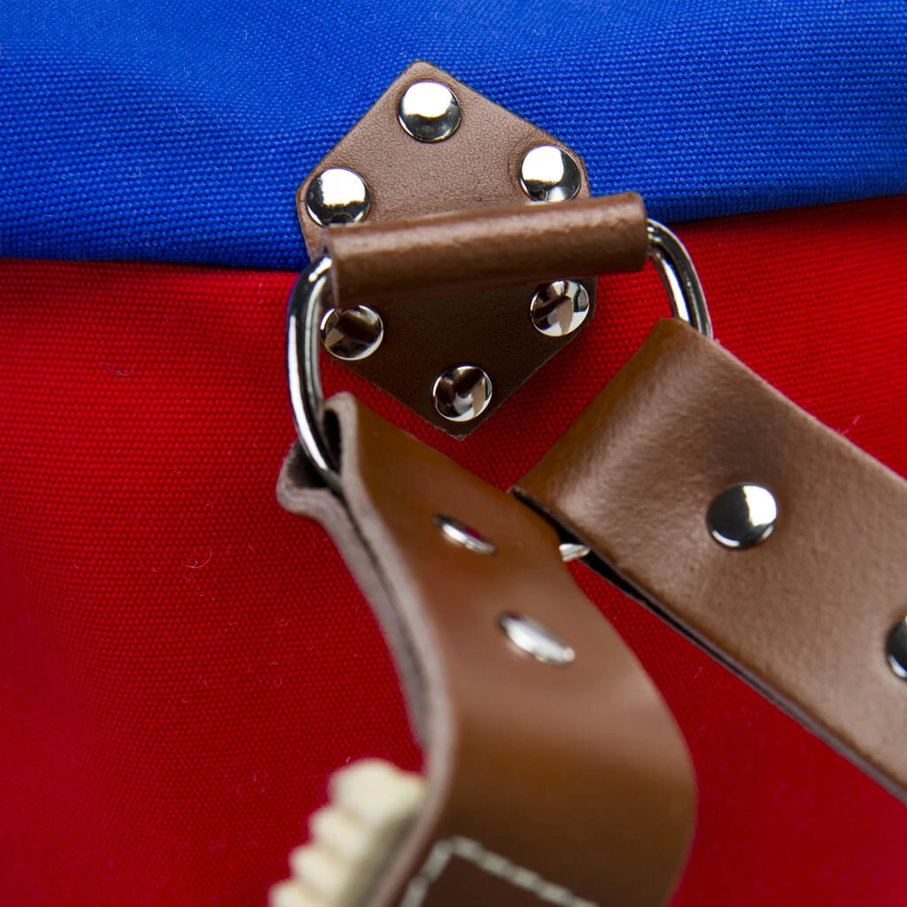 Matra Mini Leather Backpack in Tricolor by YKRA