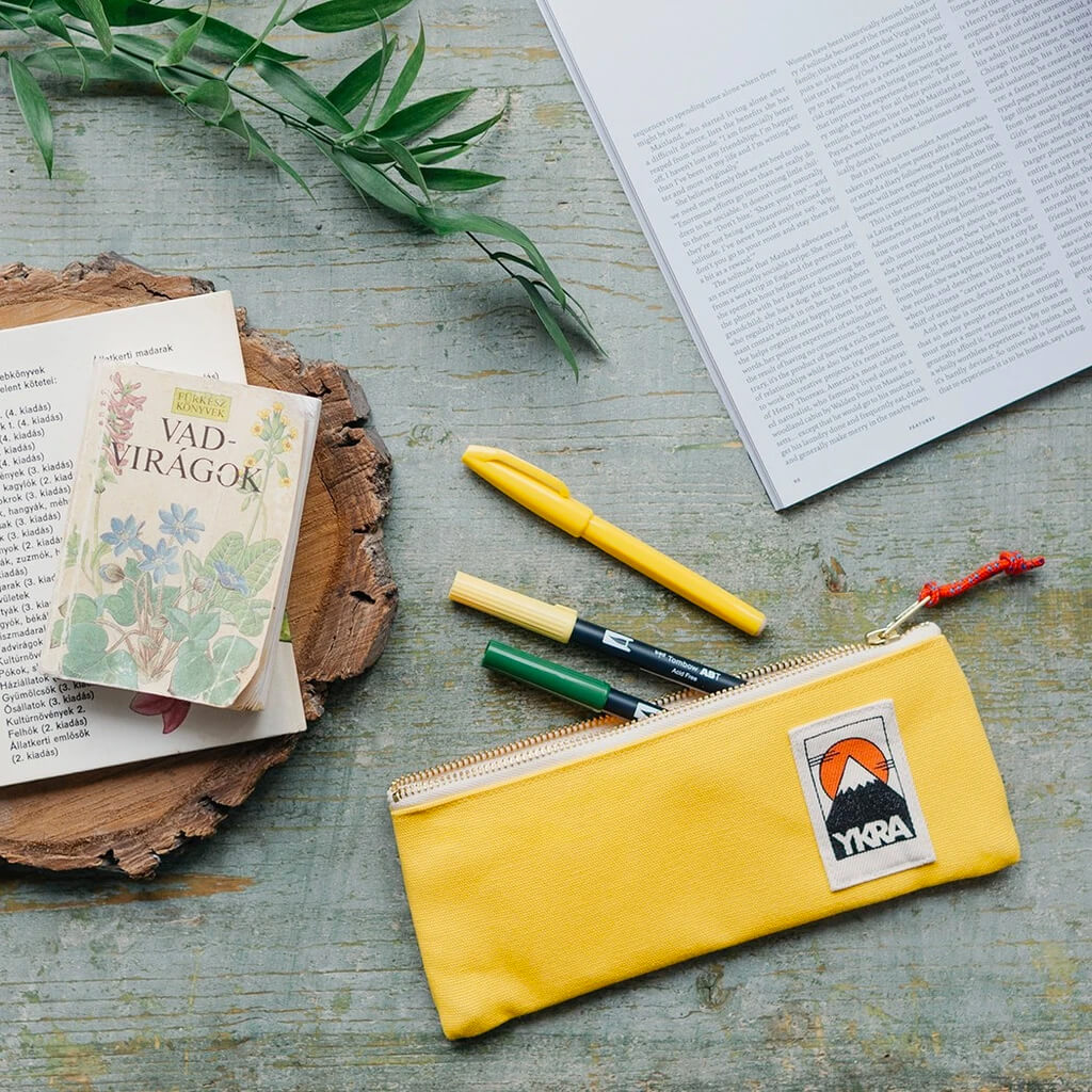 Pencil Case in Yellow by YKRA