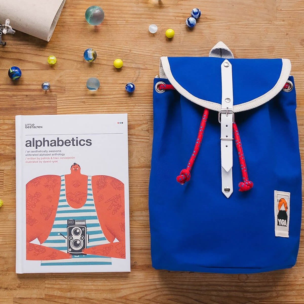 Sailor Mini Backpack in Blue by YKRA