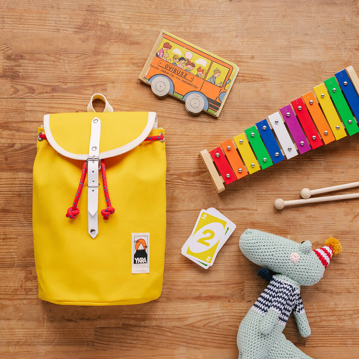 Sailor Mini Backpack in Yellow by YKRA
