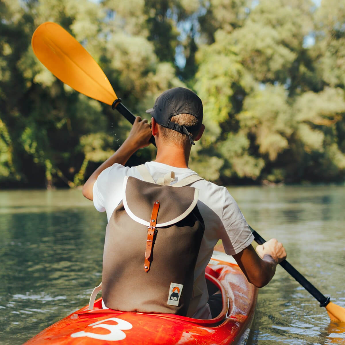 Sailor Pack Backpack in Khaki by YKRA