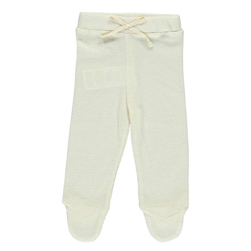 Essential Leggings with Feet in Natural Undyed by Bebe Organic