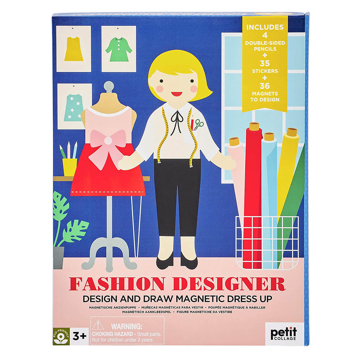 Fashion Designer Magnetic Dress Up Play Set by Petit Collage