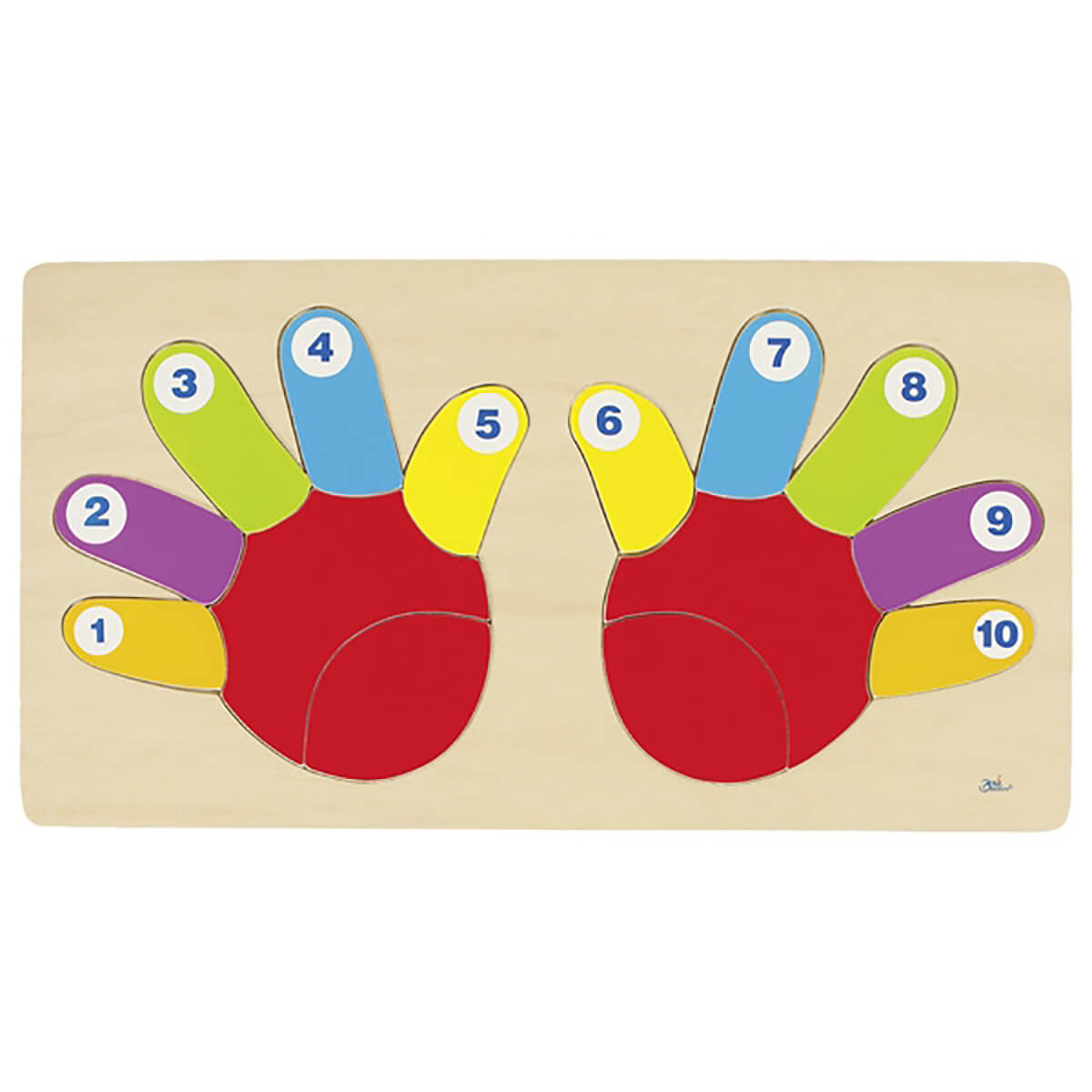 Wooden Hands Puzzle by Goki