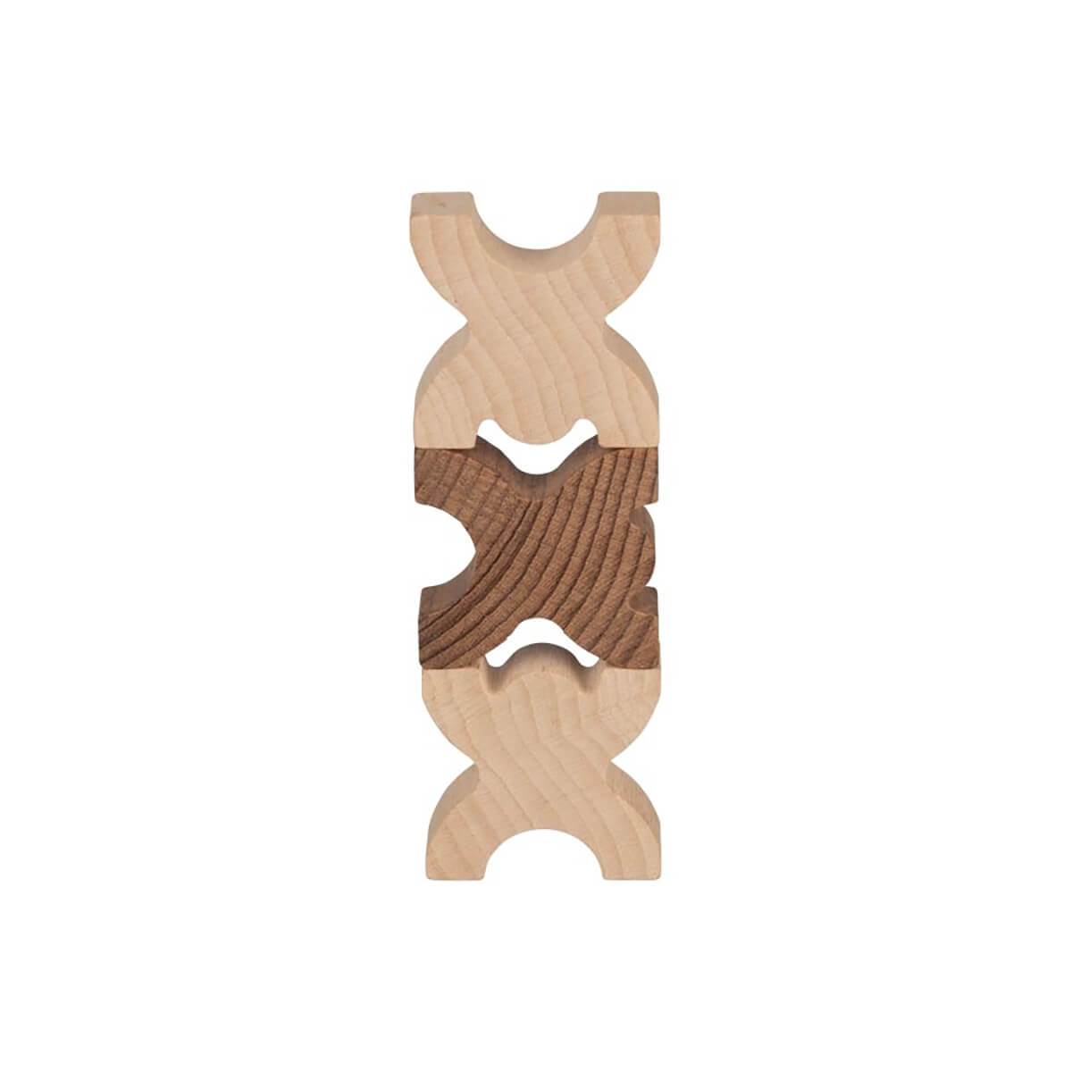Xmanis Stacking Men in Natural Wood by Goki Nature