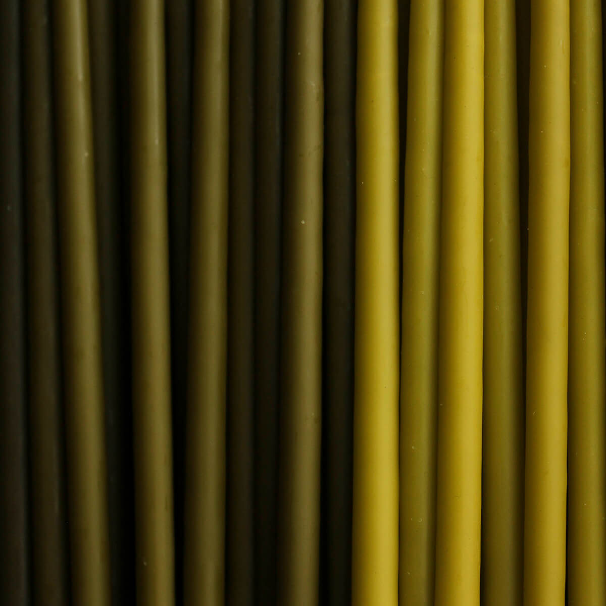 8 Celebration Extra Long Birthday Candles in Seaweed Mix by Wax Atelier