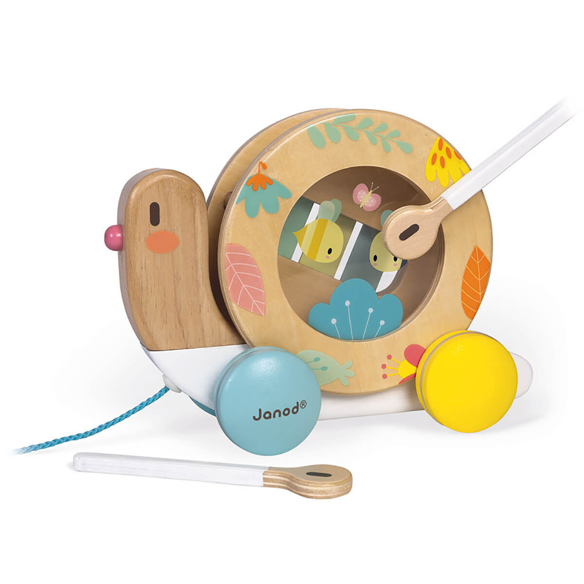 Pure Pull-Along Snail by Janod