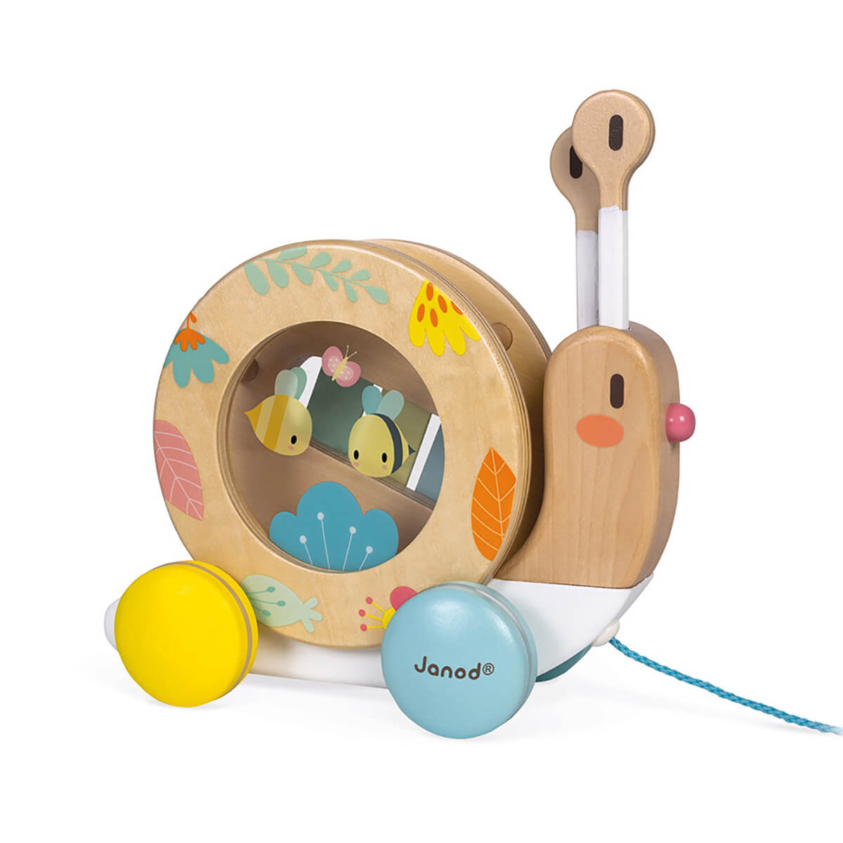 Pure Pull-Along Snail by Janod