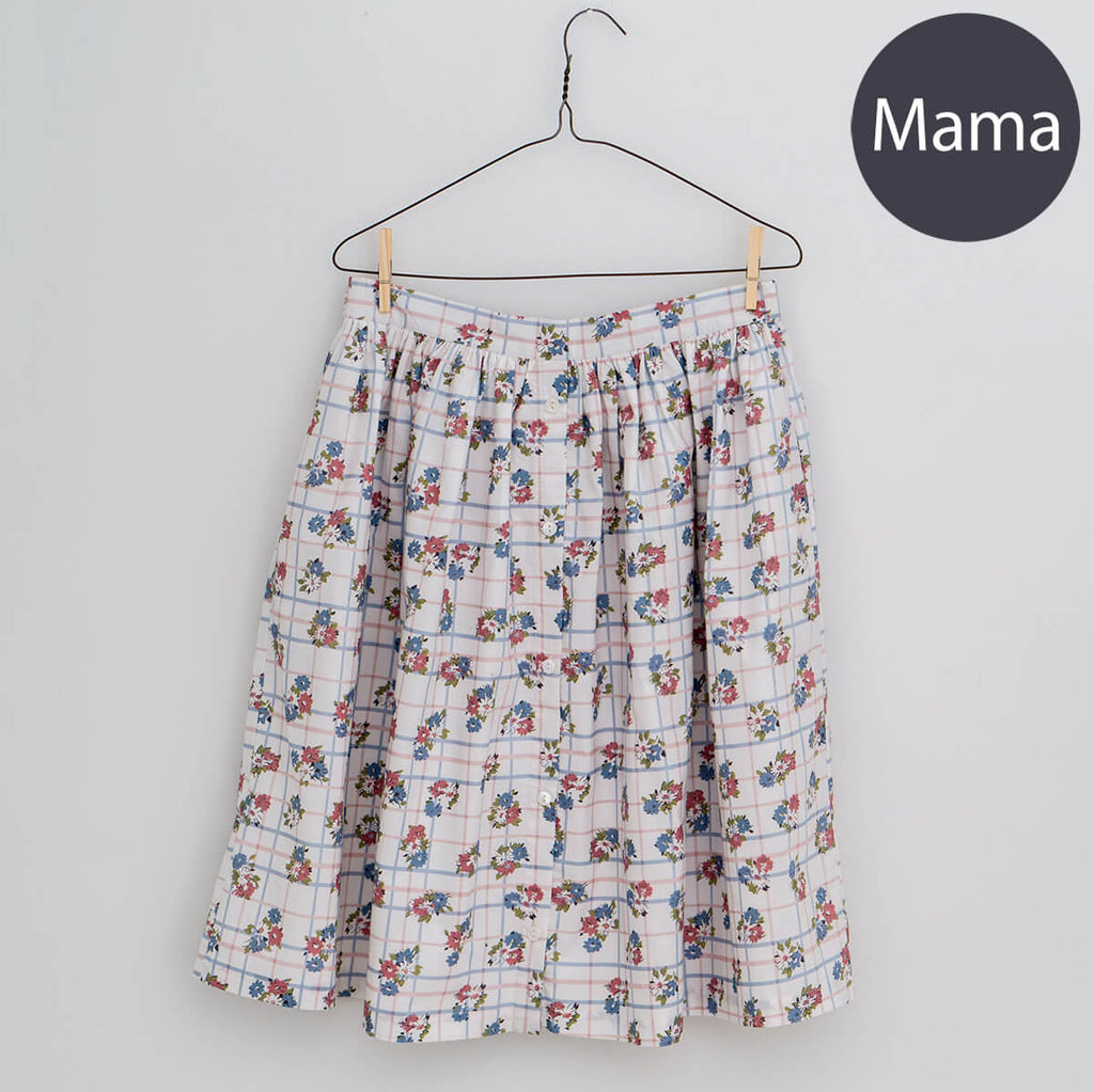 Polly Adult Skirt in Teatime Floral by Little Cotton Clothes - Last One In Stock - 14-16 UK