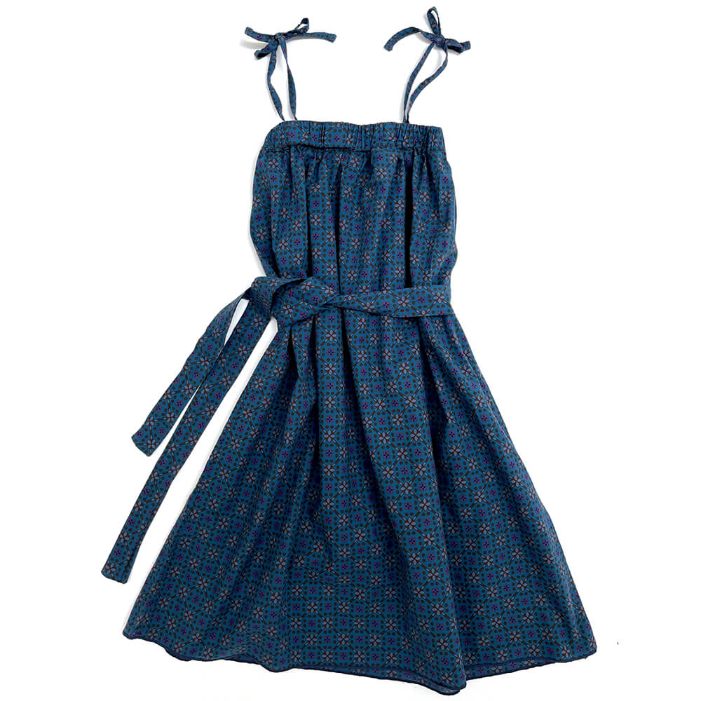 Dress / Skirt in Blue Graphics by Long Live The Queen