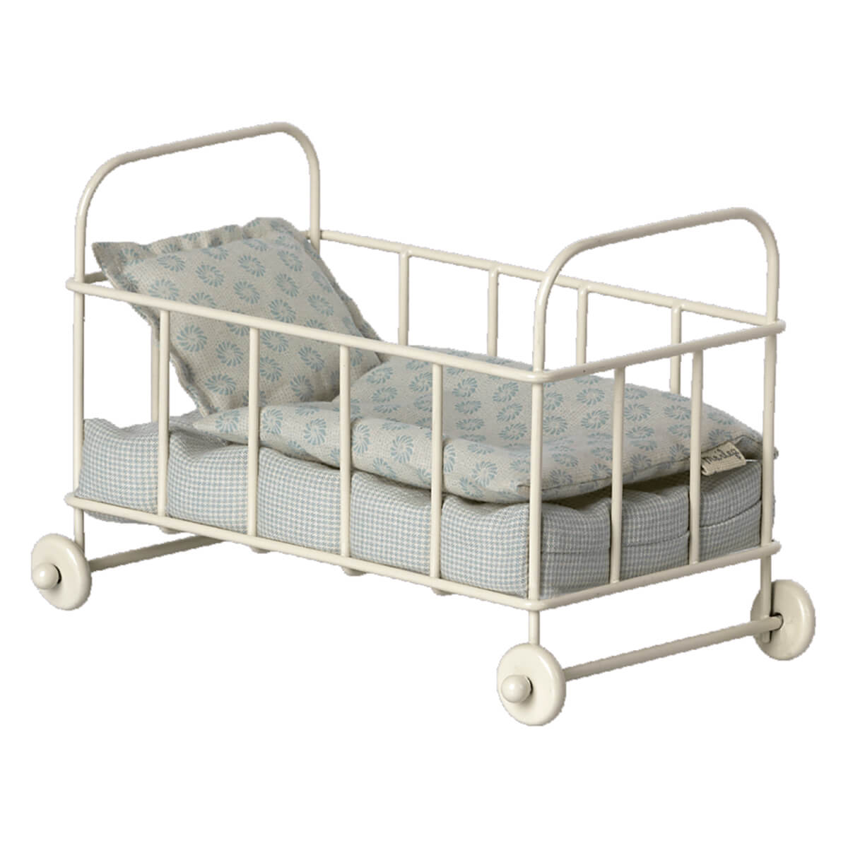 Cot Bed in Blue (Micro) by Maileg