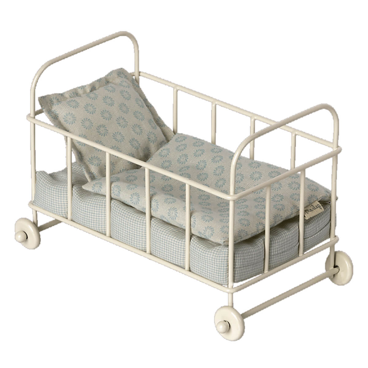 Cot Bed in Blue (Micro) by Maileg