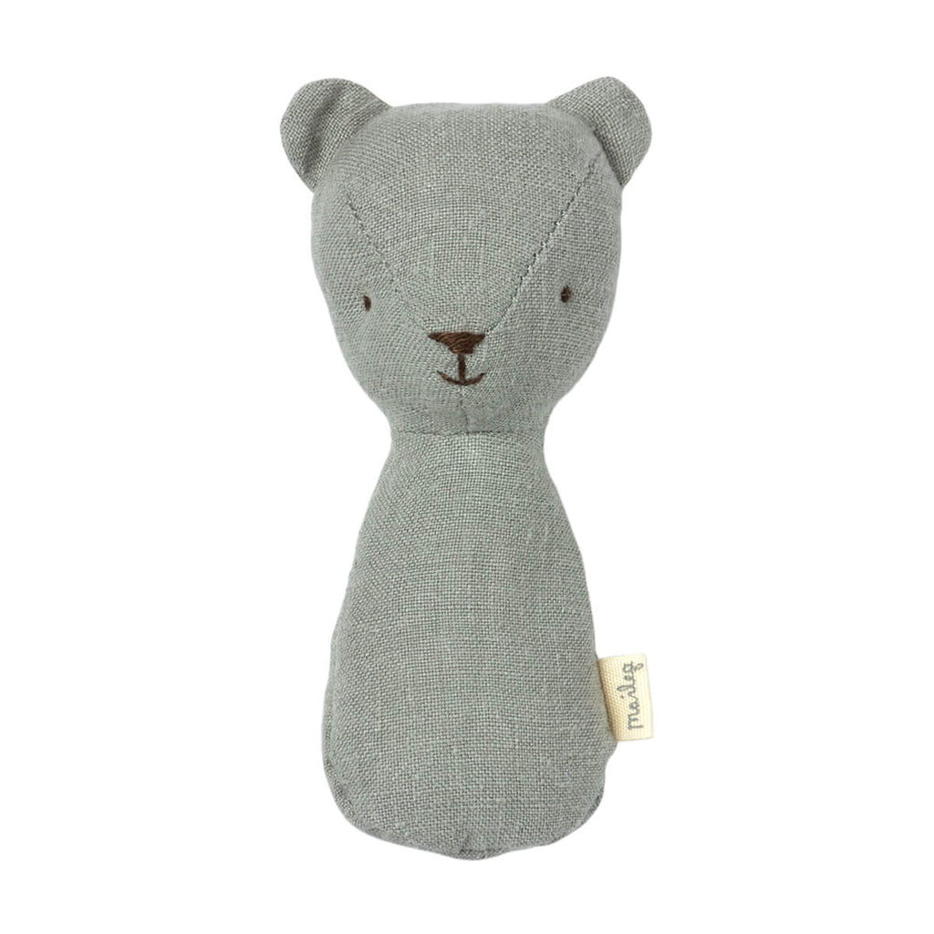 Teddy Rattle in Chinos Green by Maileg