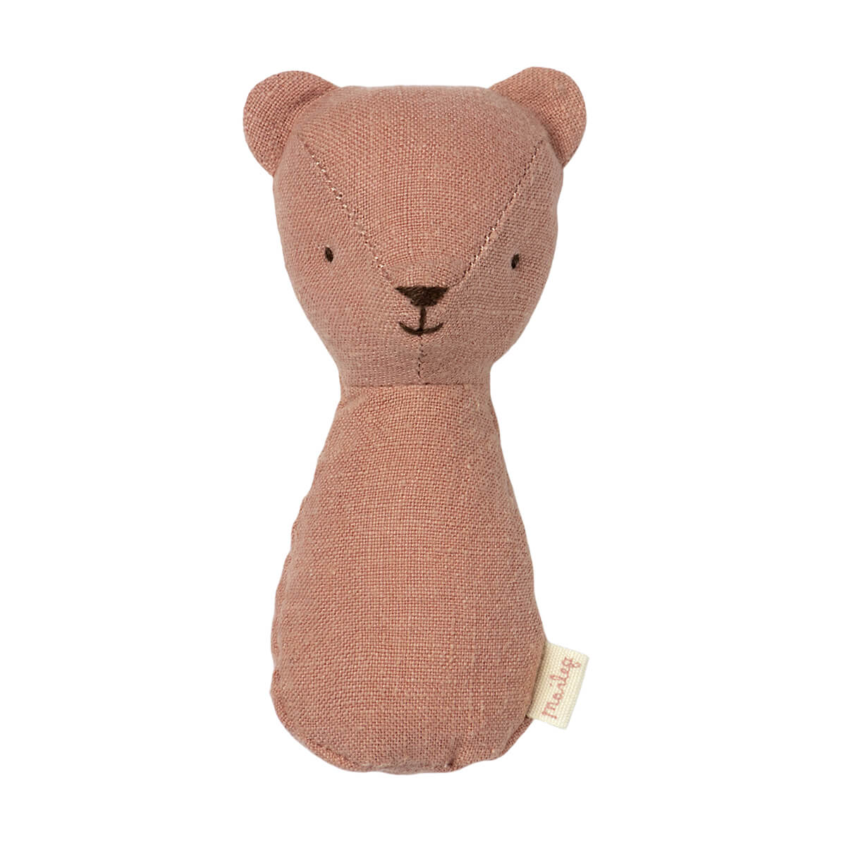 Teddy Rattle in Old Rose by Maileg