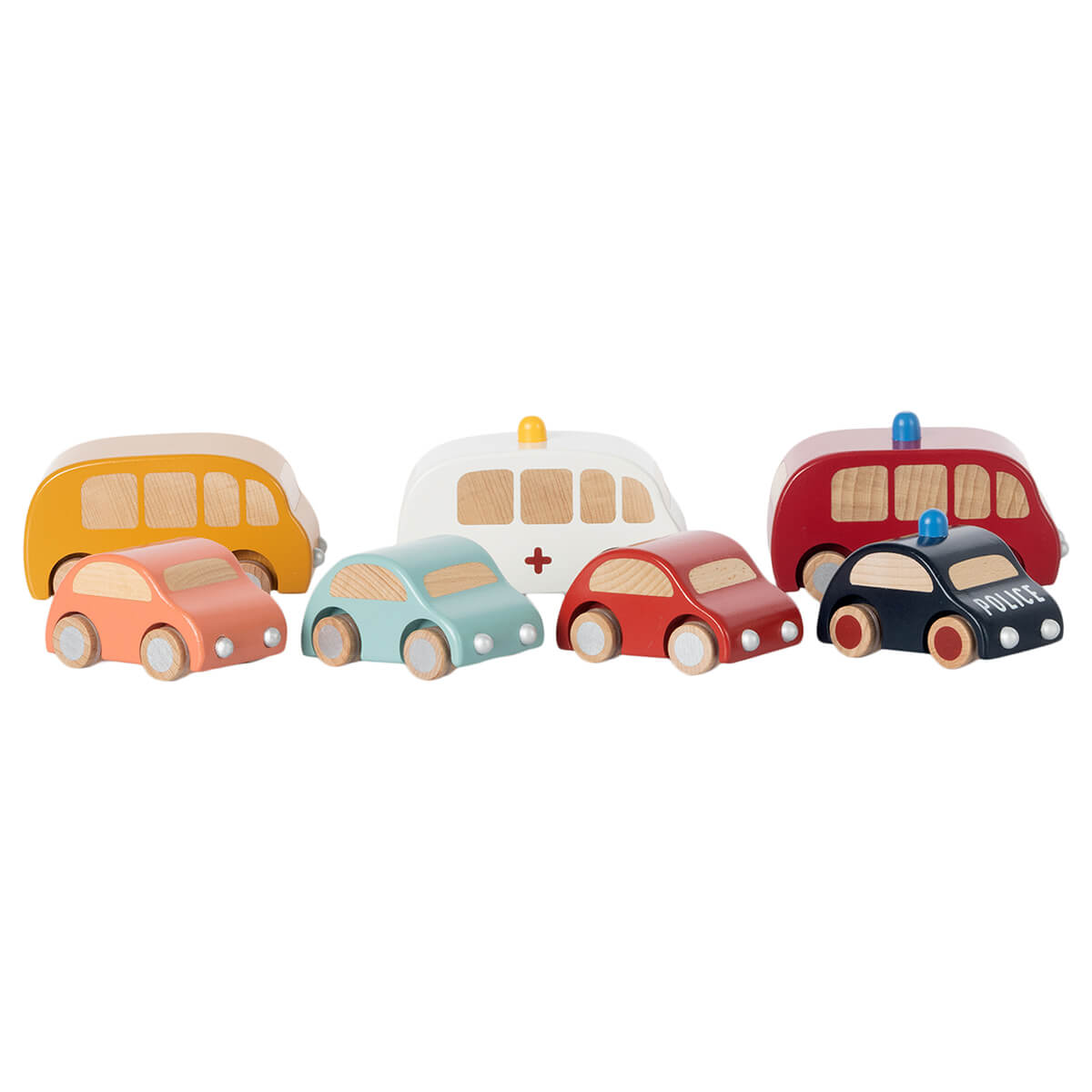 Wooden Car in Light Blue by Maileg