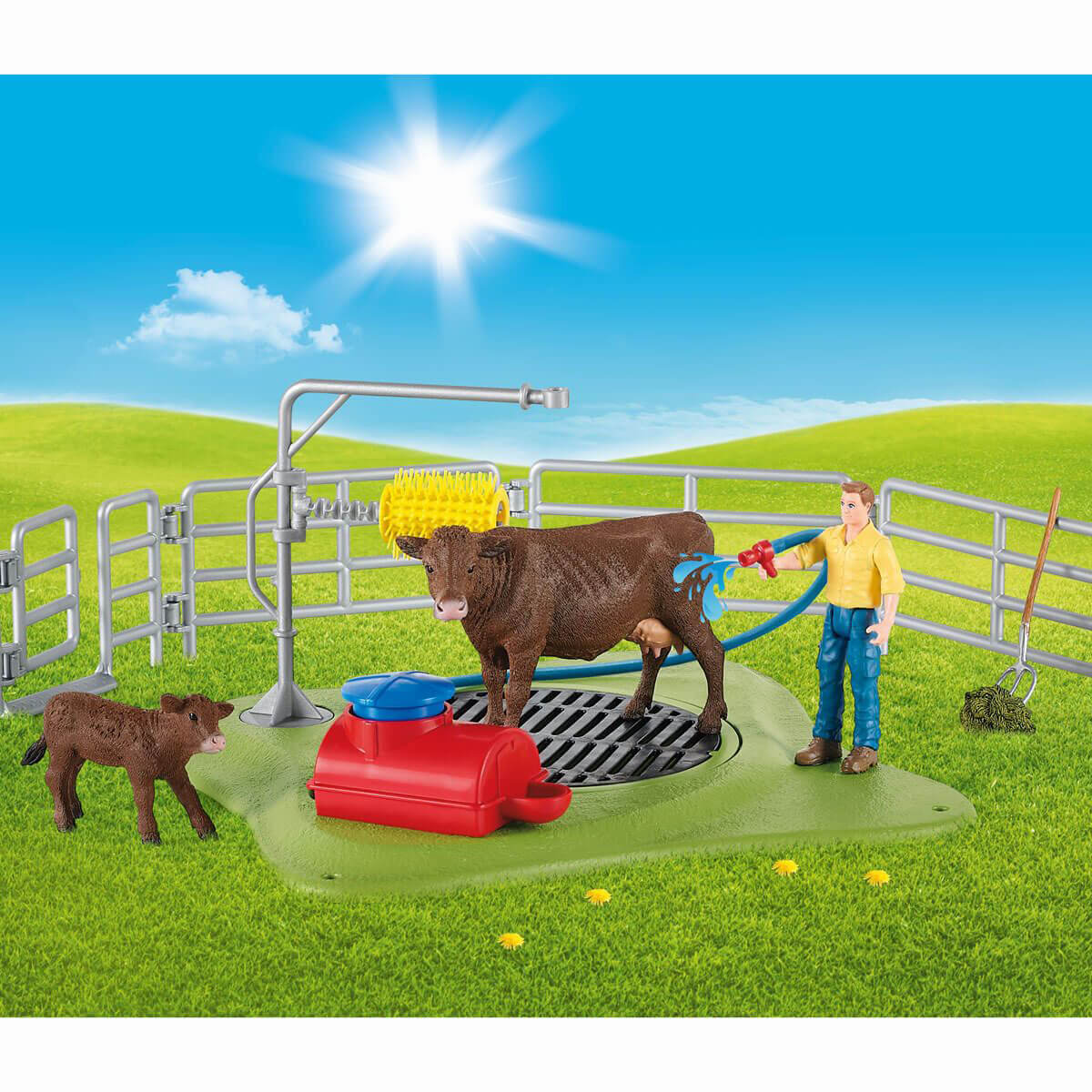 Happy Cow Wash Set by Schleich