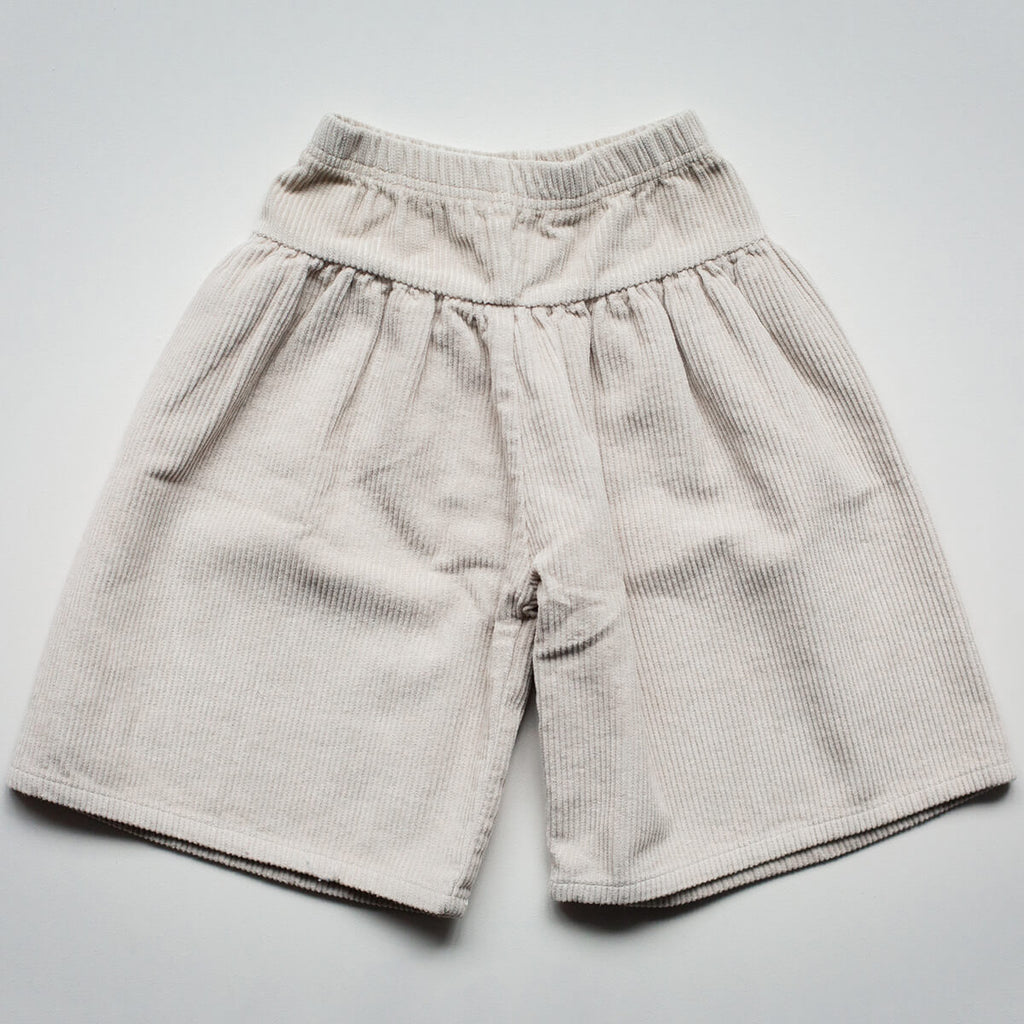 The Corduroy Culotte in Outmeal by The Simple Folk