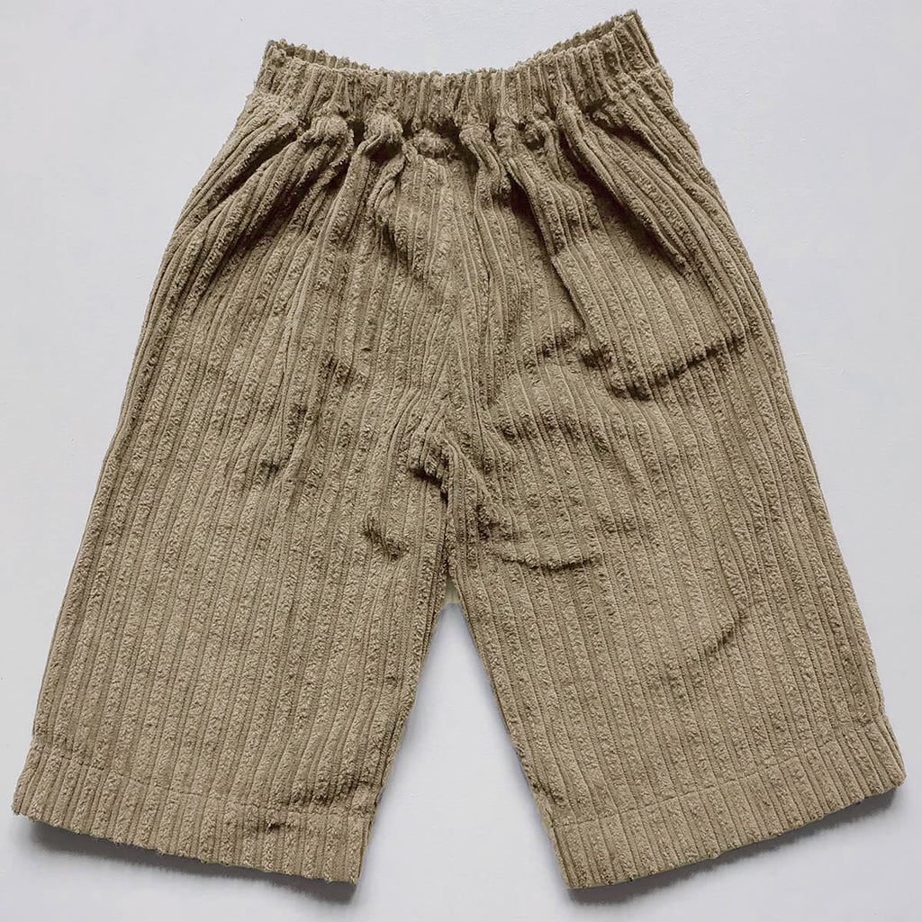 The Vintage Corduroy Utility Trouser in Sand by The Simple Folk