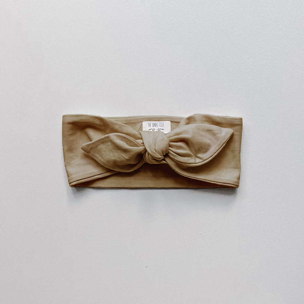 The Everyday Headband in Camel by The Simple Folk