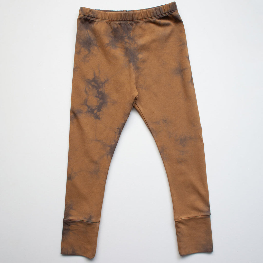 The Tie-Dye Legging in Rust by The Simple Folk