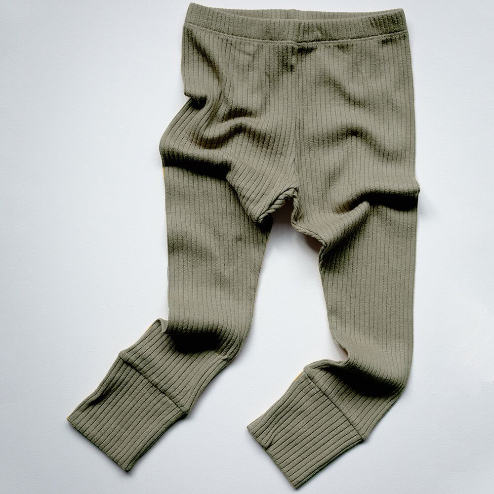 The Ribbed Legging in Sage by The Simple Folk