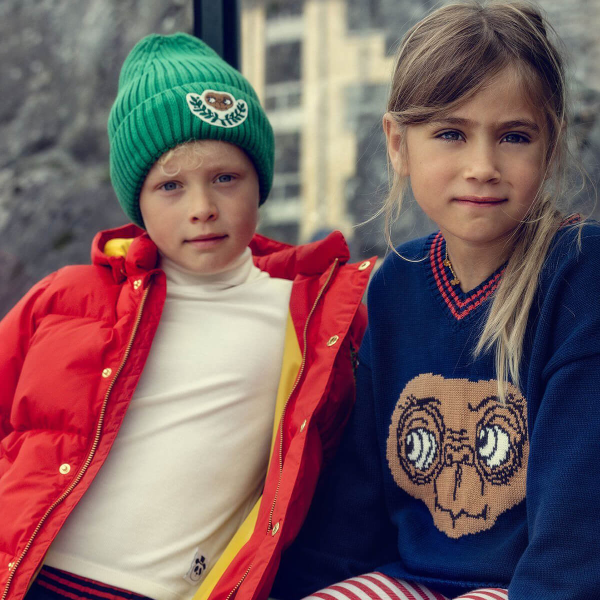 Mini Rodini Peonies Baseball Jacket