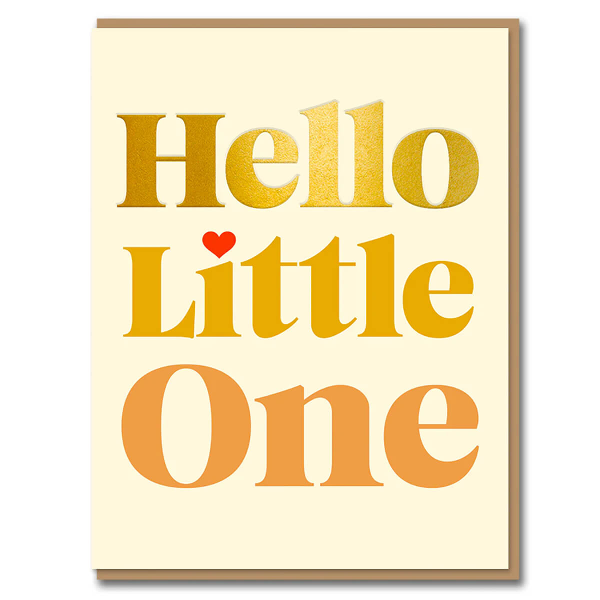 Hello Little One Greetings Card by 1973 – Junior Edition