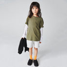 Kodytown Kid's Shorts in Polar Melange by American Vintage