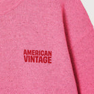 Evona Kid's Sweatshirt in Overdyed Raspberry by American Vintage