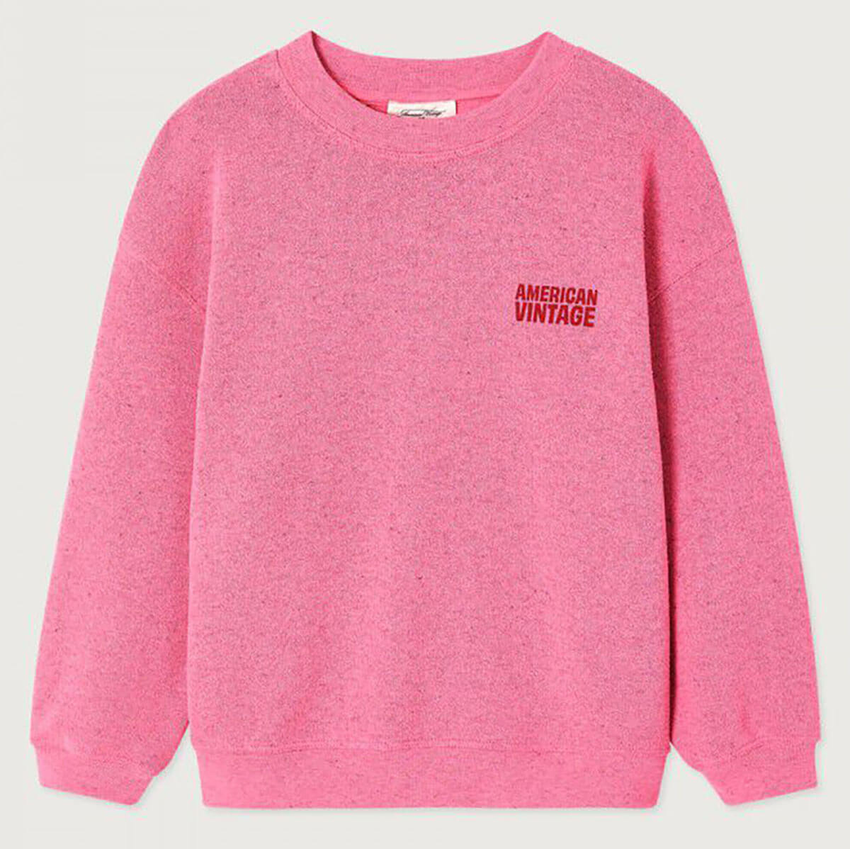 Evona Kid's Sweatshirt in Overdyed Raspberry by American Vintage