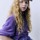 Fuxow Kid's Sweatshirt in Purple by American Vintage