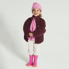 Hoktown Kid's Jacket in Burgundy Melange by American Vintage