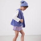 Hoktown Kid's Sleeveless Jacket in Provence Melange by American Vintage