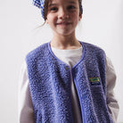 Hoktown Kid's Sleeveless Jacket in Provence Melange by American Vintage