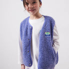 Hoktown Kid's Sleeveless Jacket in Provence Melange by American Vintage
