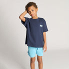 Gixy Kid's T-Shirt in Navy by American Vintage