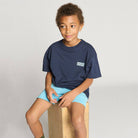 Gixy Kid's T-Shirt in Navy by American Vintage