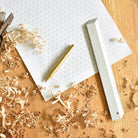 Illusion Ruler in Silver Lustre by Andhand