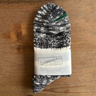 3 Line Slub Quarter Adult Socks in Black by Anonymous Ism