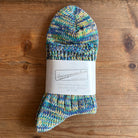 5 Colour Mix Quarter Adult Socks in Green Mix by Anonymous Ism