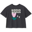 Bisous Bisous T-Shirt in Anthracite by A.P Womenswear